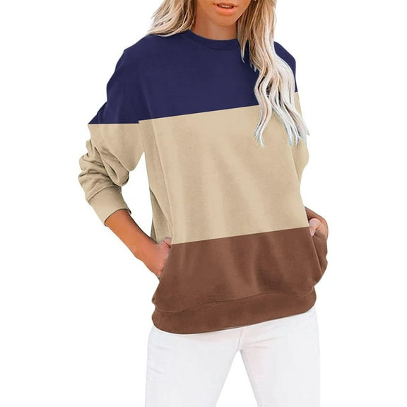 AOOCHASLIY Women's Blouse Women Long Sleeves Fashion Printed T-shirt Casual Tops Sweatshirt