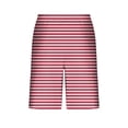 thumbnail image 4 of Aobny Striped Men Shorts Beach Board Pants Big & Tall Casual Mid Rise Baggy Spring Clothes,Red,XL, 4 of 6