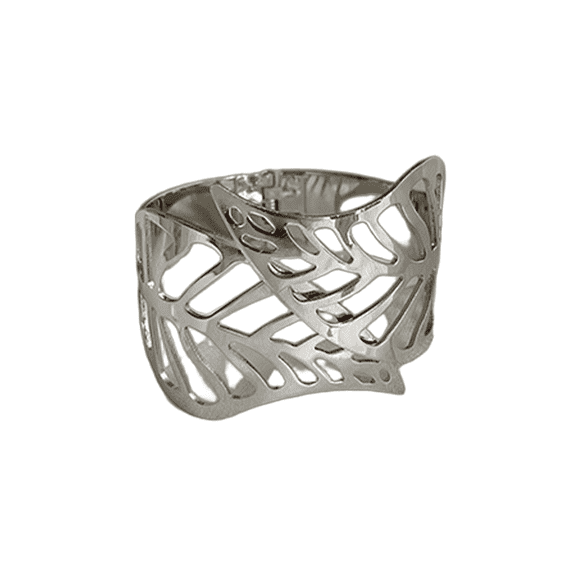 AUQ Curtain Tiebacks,Metallic Design Curtain Holdbacks,No Drilling Required Curtain Ties,Silver