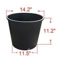thumbnail image 6 of 10 Pack Nursery Pots 7 Gallon Garden Planter Plastic Seedling Pots Flower Plant Container for Succulents, Seedlings, Cuttings, Transplanting, 6 of 8