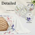 thumbnail image 3 of Spring Floral Body Pillow Covers 20"x54", Watercolor Summer Botanical Flowers Soft Brushed Microfiber Breathable Throw Pillow Covers, Pillowcase with Zipper for Couch Sofa Bedroom Living Room, 3 of 9