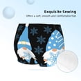 thumbnail image 2 of Pofeuu Christmas Gnome Snowflake Print Soft Cotton Girls Boyshort panties Toddler Underwear-X-Small, 2 of 5