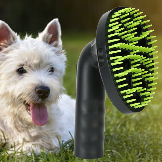 Cepillo para quitar pelos de mascotas, accesorio para aspiradora de pelos de mascotas ABS para el hogar, cepillo para aspiradora de mascotas, claridad notable