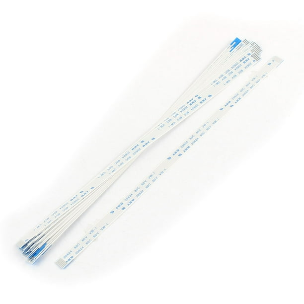 Unique Bargains 20pcs 1 0mm Pitch 6 Pin Awm 20624 80c 60v 1 Flexible Flat Cable Ffc 200mm Walmart Com Walmart Com