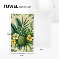 thumbnail image 4 of Nawy Pineapples Decorative Lumbar Hawaii Summer Tropical Palm Leaves Flowers Blossom Microfiber Towels Hand towel for kitchens, bathrooms, showers Soft Bath Towel Absorbent Hand Towels 27.5*16in, 4 of 6
