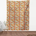 thumbnail image 3 of Ambesonne Acorn Fabric by the Yard Upholstery, Nature Renewal Theme, 1 Yard, Multicolor, 3 of 4