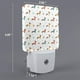 thumbnail image 2 of Balery winter Snowflake Dachshund Luz Nocturna LED con Sensor Automático, Enchufe con Sensor Crepuscular, Luz Suave de 0.5W para Dormitorio, Pasillo, Baño-EU, 2 of 7