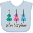 thumbnail image 3 of Inktastic Bass Player Kids Future Boys or Girls Baby Bib, 3 of 4