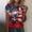 Z # Red 3, variant on Womens Patriotic T Shirts American Flag Short Sleeve Graphic Tees Fashion Casual Summer July 4th Clothing M