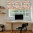 thumbnail image 5 of Easter Tier Curtains 36 Inch Length, Country Spring Watercolor Leaves Floral Eggs Cafe Short Curtains for Bathroom Over Sink, Small Kitchen Curtain Light Filtering Tiered Drapes 2 Panels 27.5"Wx36"L, 5 of 8