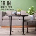 thumbnail image 5 of 1/2 In  X 18 In  Pipe Table Legs - 4 Pack, 5 of 10