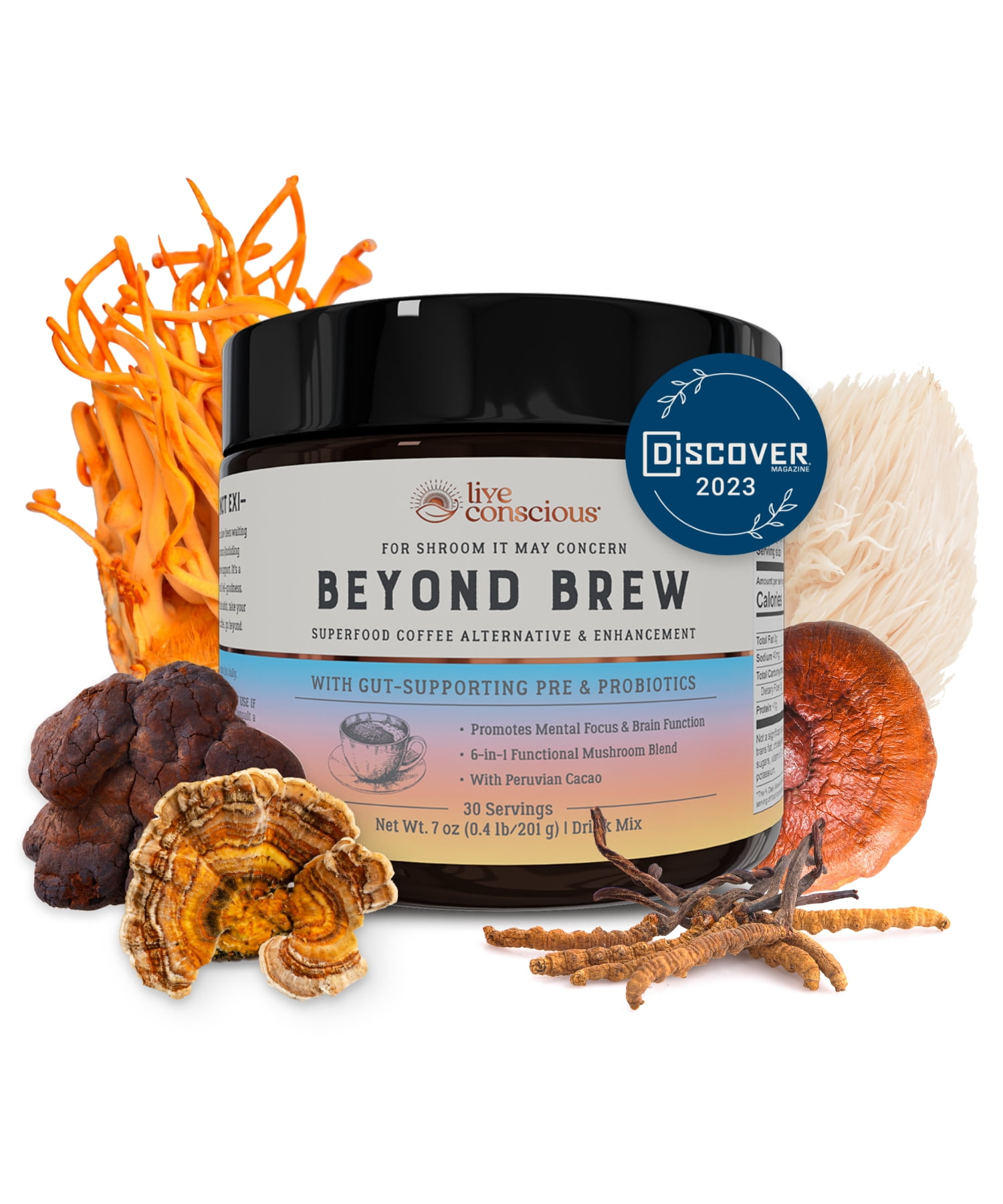 Beyond Brew Mushroom Superfood Coffee Mushroom Coffee Alternative Low