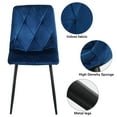 thumbnail image 3 of KATBOC Velvet Dining Chair Set of 4,Blue, 3 of 6