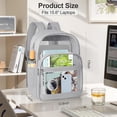 thumbnail image 2 of Mochila KIMNERPU Clear Heavy Duty Transparente Gris 30L, 2 of 8