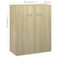 thumbnail image 4 of vidaXL Sideboard Sonoma Oak 60x30x75 cm Engineered Wood, 4 of 4