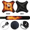 thumbnail image 4 of WIRESTER Adjustable Solo Soccer Kick Trainer Football Skills Training Waist Belt for Beginner Kids Teenagers Adult - Fire Soccer Ball, 4 of 7