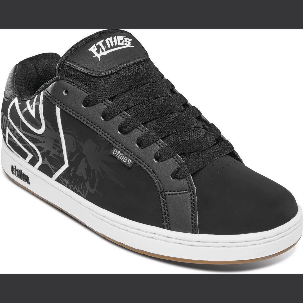 Etnies Mens Fader Skate Shoe Black/Green - 4101000203-985 Medium BLACK/GREEN