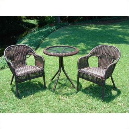 International Caravan Bradford Glass Top Outdoor Patio Bistro Table Antique Black Canada International Caravan Bradford Glass, Outdoor Bistro Table Canada