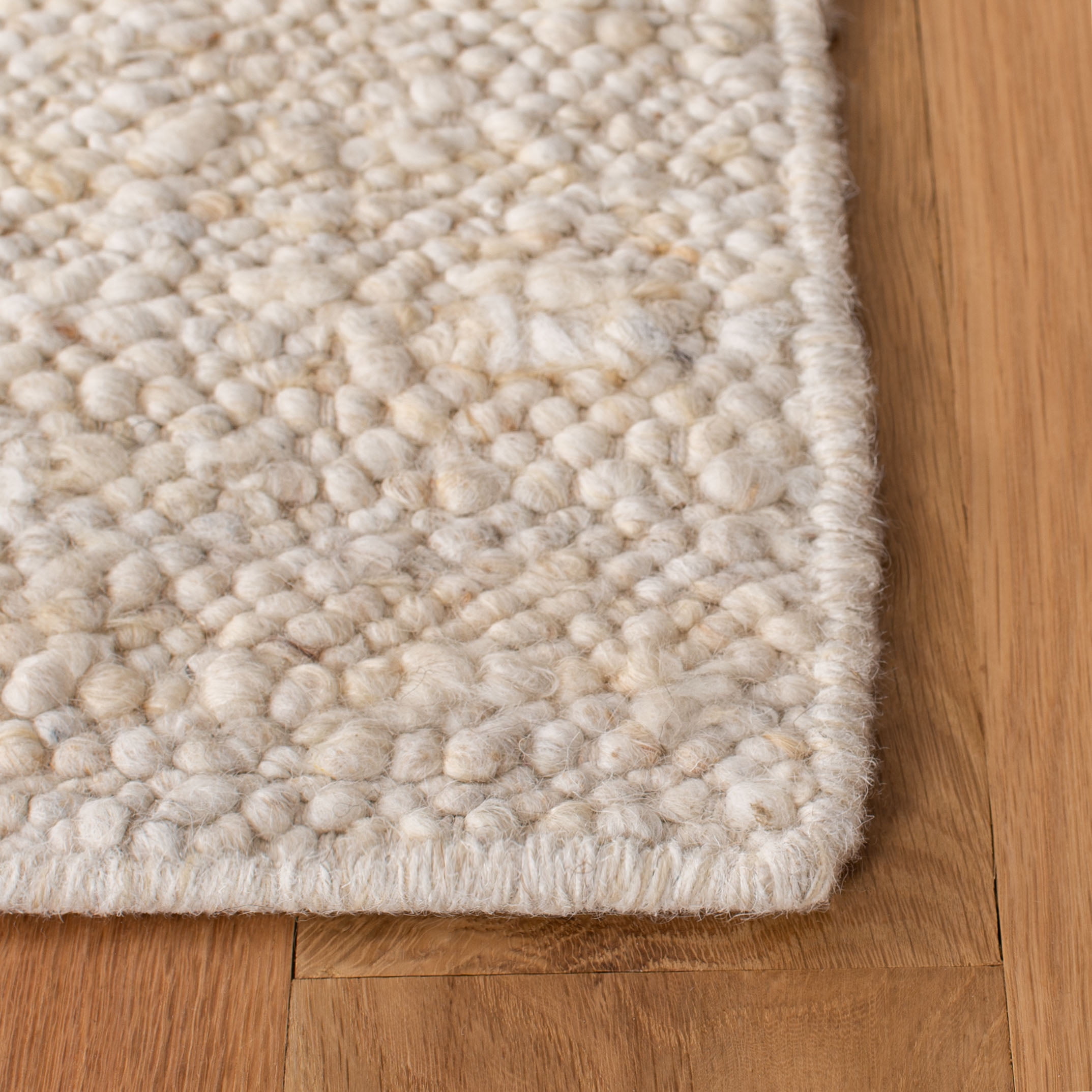 SAFAVIEH Natura Earnestine Solid Area Rug, Ivory, 2'3" x 3'9"
