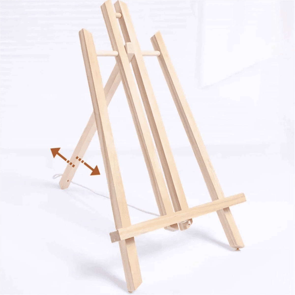 6pcs 16 Inch Wood Easels,Easel Stand for Painting Canvases,Tabletop Display Easel,Painting Easel, Kids Student Easels