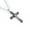 Black, variant on Mens Women Chain Necklace Black Cross Stainless Steel Pendant Crucifix Jesus UK-Gold