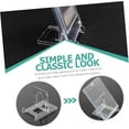thumbnail image 2 of 6 Piece Game Card Rack Sports Card Rack Coin Display Easel One Click Ultra Photo Board Stand Bowl Display Rack Transparent Stand Easel for Display Photo Frame Cartoon Plastic, 2 of 5