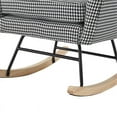 thumbnail image 5 of Mattison Jacquard Rocking Chair, Black, 5 of 7