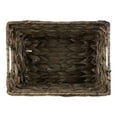 thumbnail image 3 of DII Asst Gray Wash Hyacinth Wicker / Rattan Basket Set of 5 9x7x6, 3 of 3