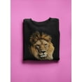 thumbnail image 3 of Lion In The Dark Sweatshirt Women -SPIdeals Designs, Female Medium, 3 of 4