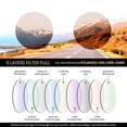 thumbnail image 3 of Gafas de sol Joopin, pequeñas, redondas, marrones, polarizadas, UV400, unisex, 3 of 6