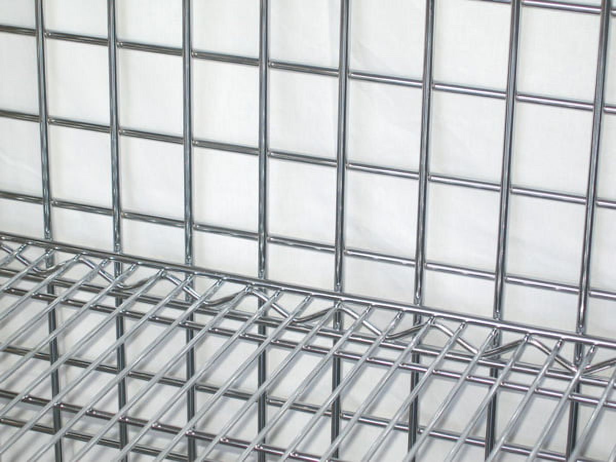 24" Deep x 60" Wide x 69" High Mobile Freezer Security Cage with 3 Interior Shelves - image 4 of 5