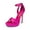 HOT PINK-SATIN, variant on Women's Platform Stiletto Heels Open Toe Ankle Strappy High Heels Fashion Wedding Dressy Pump Sandals Shoes