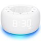 thumbnail image 1 of Reloj despertador con altavoz Bluetooth BUFFBEE con radio FM, color blanco, 1 of 7