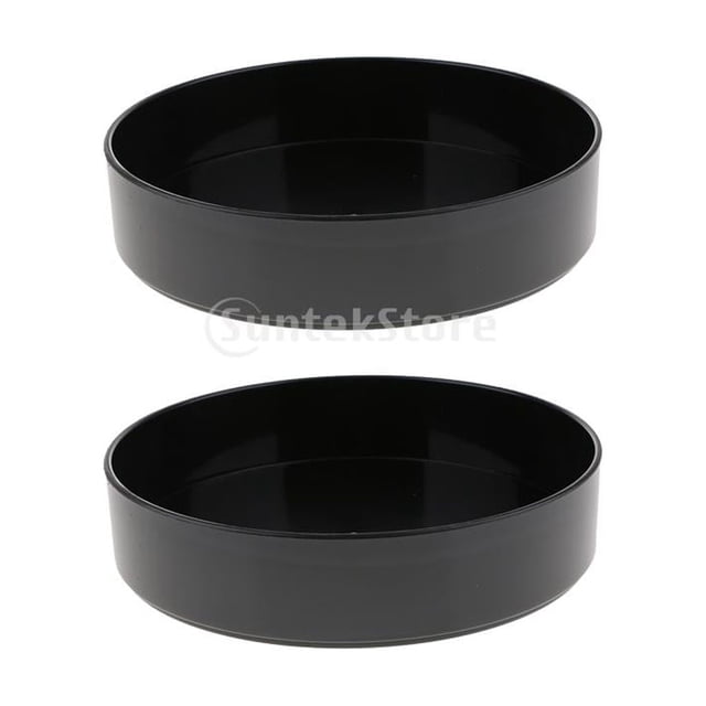 2x Negro 28cm Bandeja de contenedor de flores Florero Florero Arreglo floral