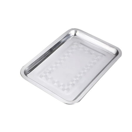 

Stainless Steel Flat Toaster Oven Pan Tray Non Toxic and Healthy Cookie Sheet & Baking Pan (Random Style)