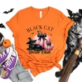thumbnail image 5 of Camisetas con estampado de feliz Halloween para mujer, Tops informales de verano, camisetas de temporada escalofriante, camisetas de fantasma de calabazas, regalos de Halloween, 5 of 5