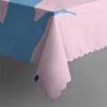 thumbnail image 4 of Rectangular Tablecloth 60x84 Inch – Waterproof Polyester Printed Table Cover, Wrinkle Resistant, Washable for Kitchen & Dining, Colorful Geometry Fluid Print, 4 of 6