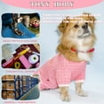 thumbnail image 6 of TONY HOBY Dog Pajamas, Dog Onesies Jumpsuit, Dog Recovery Suit After Surgery for Small Medium Dog (Pink, Girl, S), 6 of 8