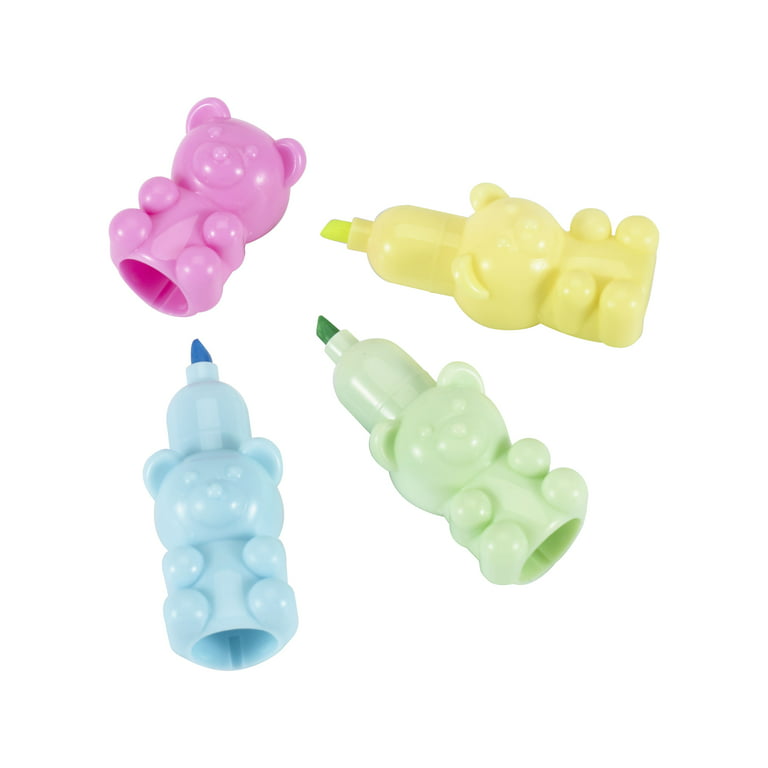 Scented Gummy Bear Light-Up Highlighters
