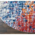 thumbnail image 2 of Nourison Twilight TWI21 Grey, Red 5'6" x 8' Rug, 2 of 10