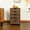 Brown Oak, variant on 5- Drawer Office Wooden Cabinet, Lateral Filing Storage Cabinet, Verticle Mobile File Storage Cabinet with shelf Black