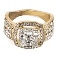 thumbnail image 2 of Fiudx Anillo de Aleación, Anillo de Corazón Estilo Europeo, Anillo Ajustable para Hombre, Anillo Hip Hop con Circonita Brillante, Regalo Diario, Accesorio de Moda, Opción Económica., 2 of 7