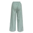 thumbnail image 4 of TINZ Pantalons Décontractés pour Femmes Pantalons de Randonnée avec Poches Pantalons de Plage Légers Pantalons Décontractés Grande Taille pour Mariage Combinaison Décontractée, 4 of 4
