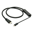 thumbnail image 2 of Tripp Lite USB C to HDMI Adapter Cable USB 3.1 Gen 1 4K M/M USB-C Black 3ft - Video / audio cable - 24 pin USB-C male reversible to HDMI male - 3 ft - black - 4K support, 2 of 5