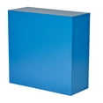 thumbnail image 4 of OSP Designs 28"  Blue Metal Bookcase, 4 of 4