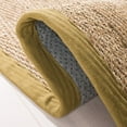 thumbnail image 4 of Safavieh Natural Fiber Collection NF115G Border Herringbone Seagrass Area Rug, 8' x 8' Square, Olive, 4 of 5