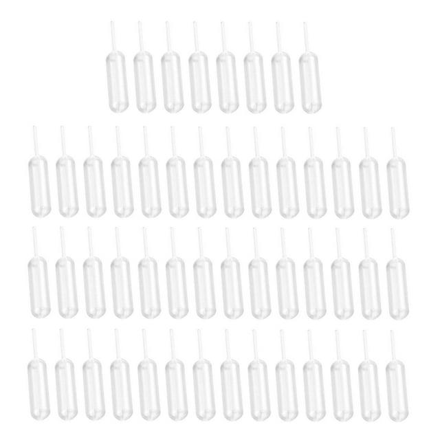 50 Pipetas Desechables De Transferencia Para Decoración De Fiestas Cola Pipeta de transferencia