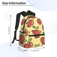 thumbnail image 4 of Picia Apple Large Capacity Backpack Classic Style Backpack Casual Backpack Water-Resistant School Work Travel Outdoor Backpack, 4 of 8