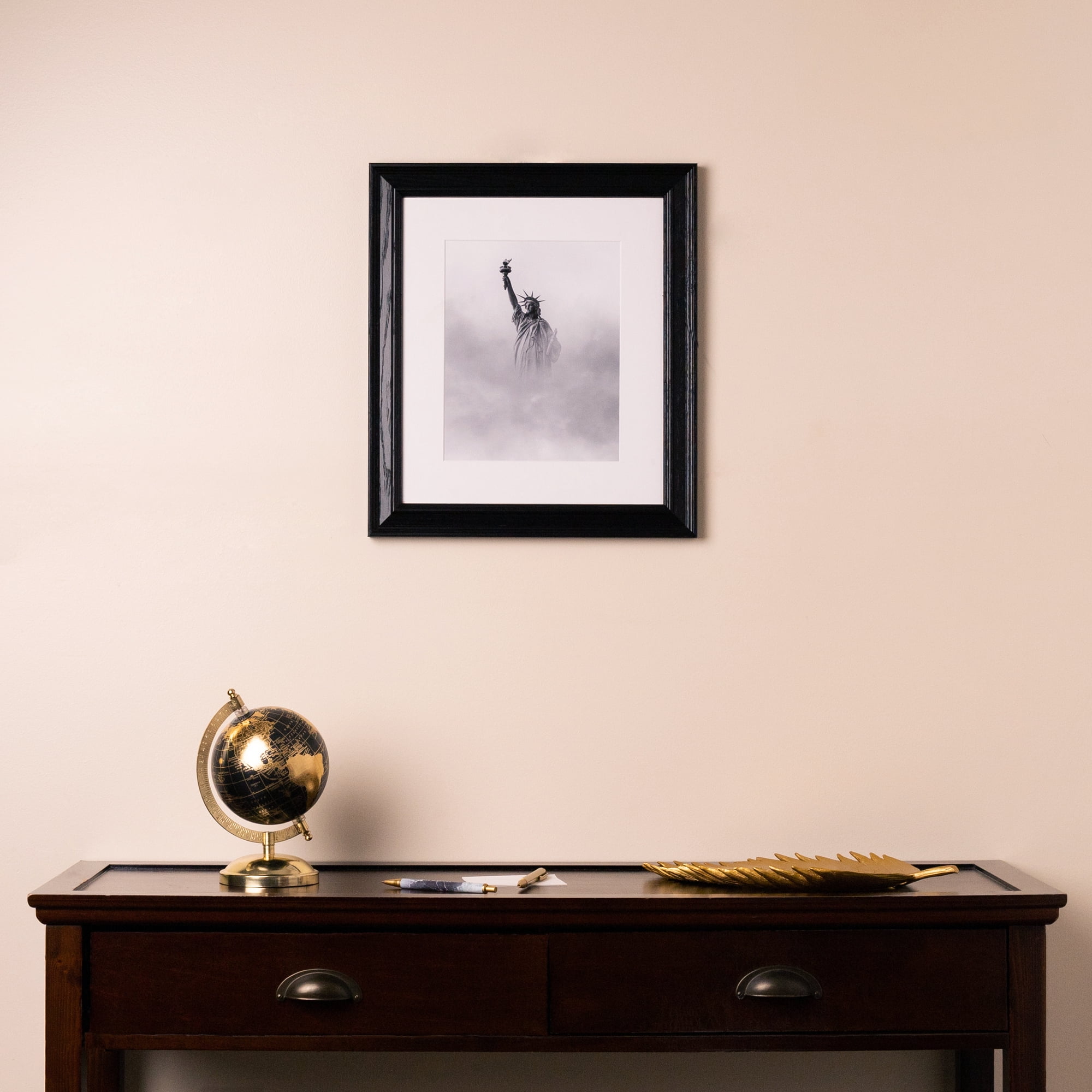 ArtToFrames 18" x 24" Black Picture Frame, 18x24 inch Black Wood Poster Frame (WOM-4386), 1 Pack
