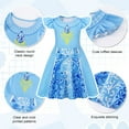 thumbnail image 2 of Benylion Girls Princess Dresses Cinderella Costume Birthday Party Dress Cosplay Outfits Role Play Clothes Outfit for 9-10 Years, 2 of 6